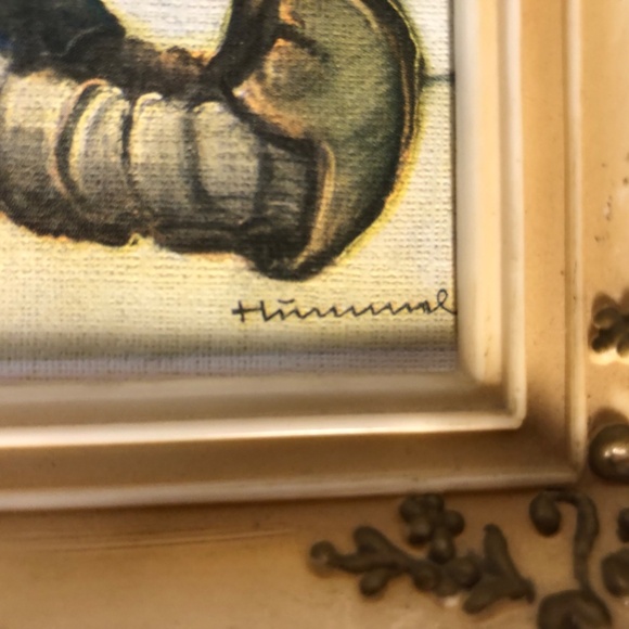 2 Vintage Framed Hummel pictures mid century - Picture 4 of 14